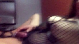 Watch Funtranny Stroke Her Big Cock!