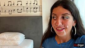 feeling the thrill as my step sister walks outside with cum dripping from her face