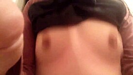 Mature Amateur Teases with Shaved Pussy Masturbation and Fingering in POV Part 2