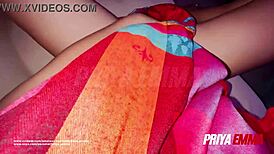 Indian Aunty In Saree Masturbates Her Tight Hairy Pussy With Big Tits And Beaver Boobs