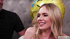 Busty Rebel Rhyder Joins Group Scene with Friends