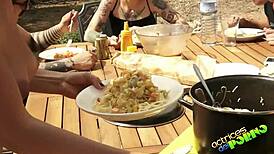 casting orgy outdoors