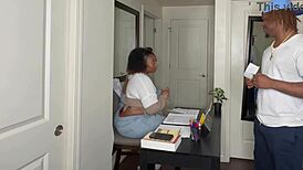 bossy bbw sugarbooty dominates big cock intern ken love