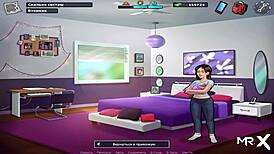 summertime saga trae follada caliente en baño con mamada grupal en anime