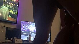 Wife Doing Cardio Workout