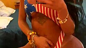 Beautiful Brazilian Transsexual with Big Ass Gets Fucked