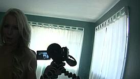 sexy eden adams masturbates intensely alone with camera