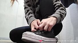 Pregnant French Charlottex Showers and Masturbates on Cam