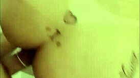 young brunette woman begs to be fucked hard in doggystyle and cowgirl.