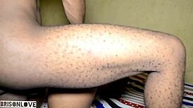 piping her pussy hard, man