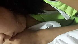 I catch her resting and take her fully