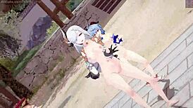 Genshin impact rough shenhe ganyu yanfei