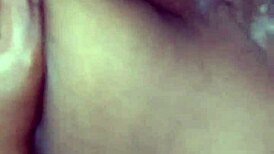 Mature Ebony Titfuck in Car