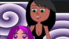 amateur latina teen straps on and fucks her black girlfriend hard