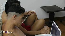 Watching a Spicy Movie with a Woman Nearby