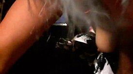 why is this white girl sucking dick like a whore?