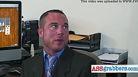 Gay Stud's Intriguing Office Hardcore With Employee