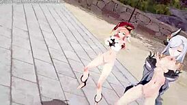 Genshin impact rough shenhe ganyu yanfei