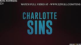 Watch charlotte sins get bound in leather and lace