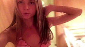 Skinny Russian Teen Bangs Hard in Moscow Stopover