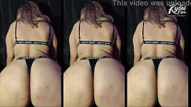 Big Ass Twerking With Clapping, Jumping, Sweating, And Vibrating.