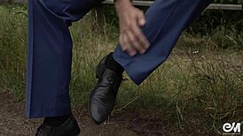 guy next door strips naked in suits 😏