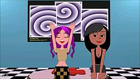 amateur latina teen straps on and fucks her black girlfriend hard