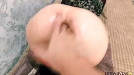 Brunette whore's huge ass gets fisted hard!