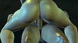 Chun Li Endures Hardcore Penetration in 3D Fight