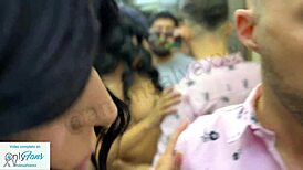 hey, check this trio with a slut getting double penetration after the club