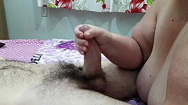 awesome handjob amateur wife