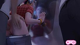 cute dva flaunts huge boobs in top hentai anal scenes