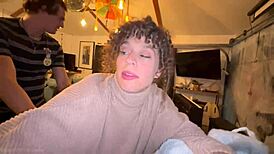 Stepmom delivers stepsons first wild fuck in public bathroom. Outdoor taboo thrill hits hard with her big tits flashing.