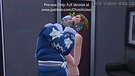 Santa fucks naughty teen in doggystyle with cumshot