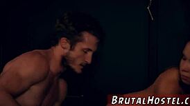 Tired of waiting for taxi? Bondage sex with gagged teen