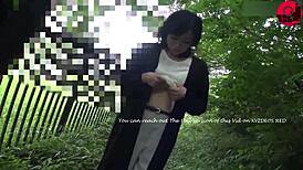 Nasty slutty milf transforms into wild anime babe in Tokyo