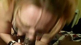 Dixie deepthroats big black cock like a slut