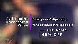 Sloppy blowjob on train