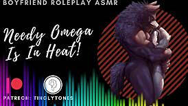 Needy omega in heat with boyfriend roleplay ASMR