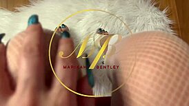 Adoring White Socks and Heels in POV Exhibition