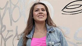 German Scout Picks Up Shy Teen Serina Gomez