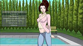 Exploring Rogue-Like Evolution, a student discovers forbidden desires with a seductive blonde teacher in part 1