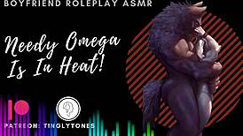 Needy omega in heat with boyfriend roleplay ASMR