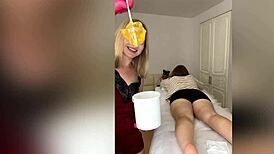 Depilating My Girlfriend's Sexy Legs with Sugarnadya! 🦵