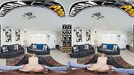 Robbin Banx and Kira Perez get quick doggystyle POV fucks