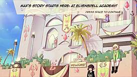 Letting Max the elf moan louder in hentai game