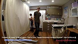 Sheila Daniels, GirlsGoneGyno'da Doktor Tampa ile muayene sırasında casus kamerada yakalandı