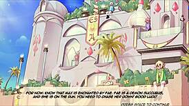 Letting Max the elf moan louder in hentai game