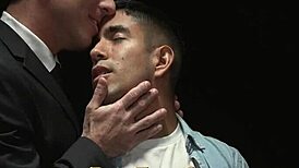 Twink Prepped for Auction with Bareback Assfucking by Dominant Master