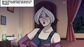 Exploring Rogue-Like Evolution, a student discovers forbidden desires with a seductive blonde teacher in part 1